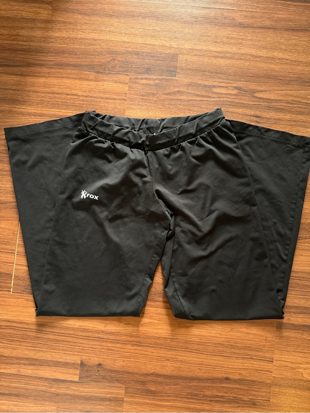 LRX Black Athletic Pants with Logo